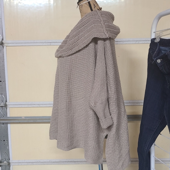 Free People Off Shoulder Sweater Top Medium - Picture 4 of 8